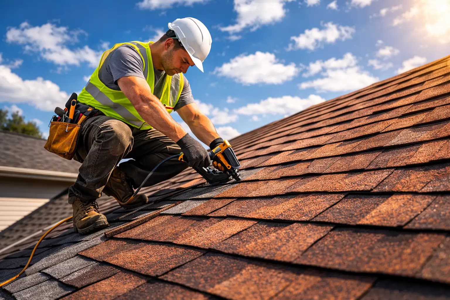 Professional Roofing Background